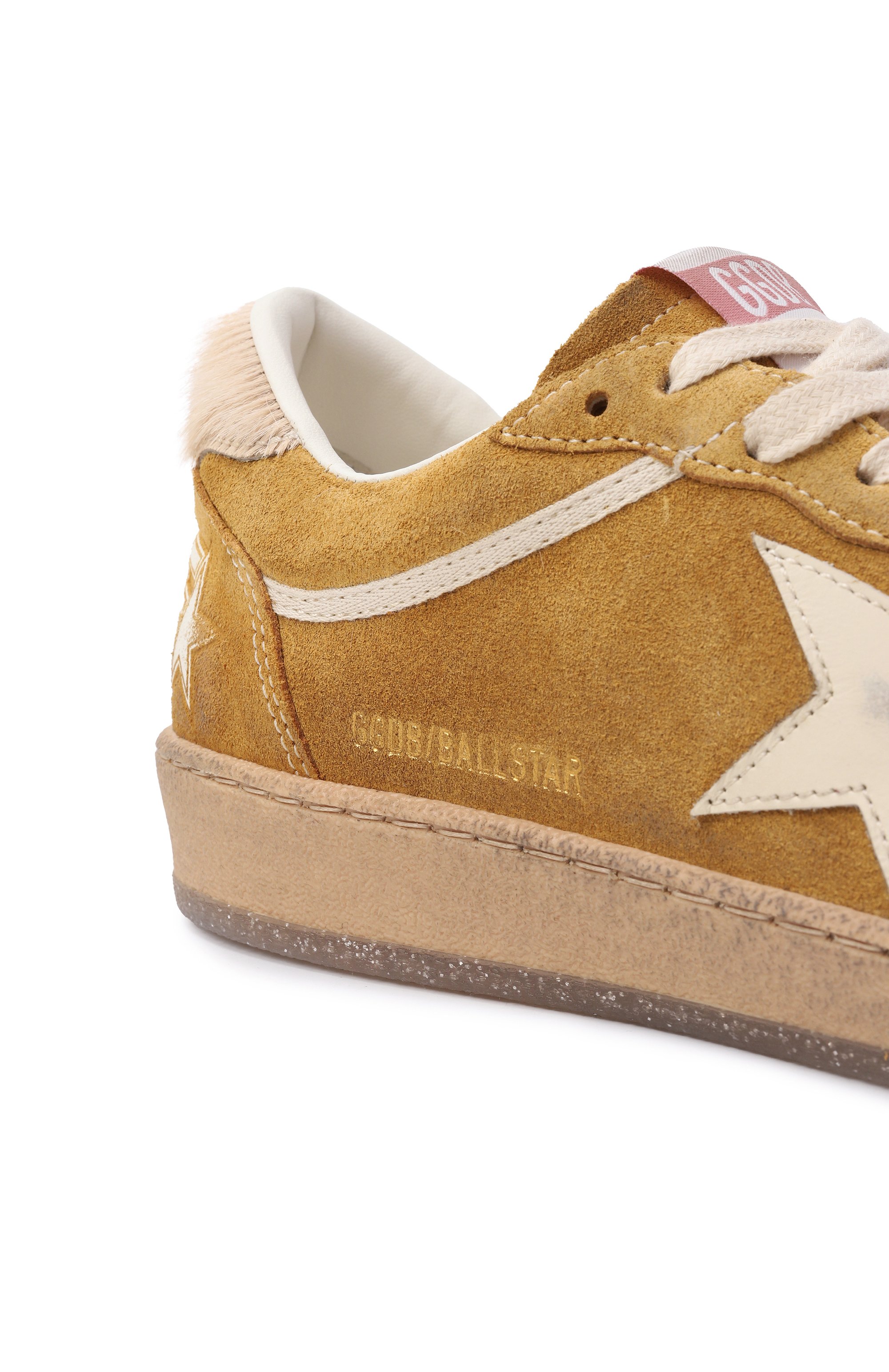 Замшевые кеды ball star GOLDEN GOOSE DELUXE BRAND, арт. GWF00117.F007473, фото 7