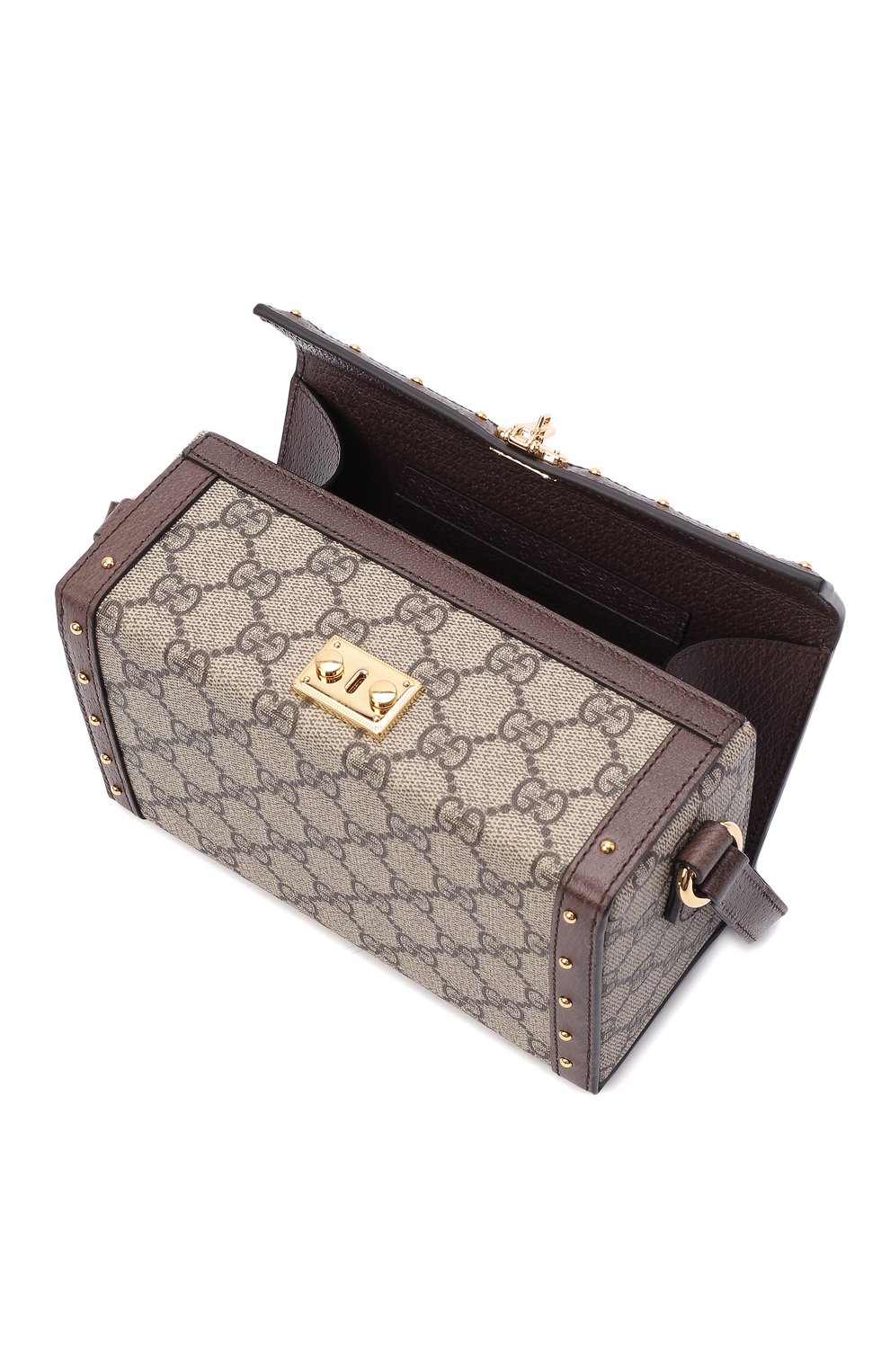 Сумка trunk GUCCI бежевого цвета по цене 187200 руб., арт. 678460/HUHEG, фото 5 Сумка trunk GUCCI, арт. 678460/HUHEG, фото 5
