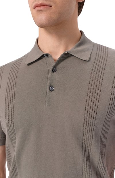 Хлопковое поло CORNELIANI, арт. 27M586/2725109, фото 5