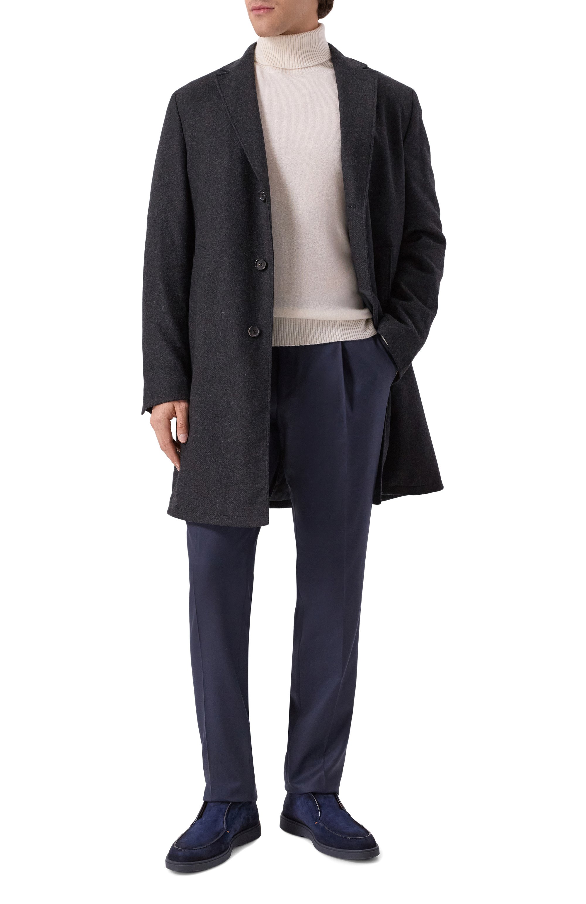 Замшевые ботинки detroit SANTONI, арт. MGDG1782300TGEAA, фото 2