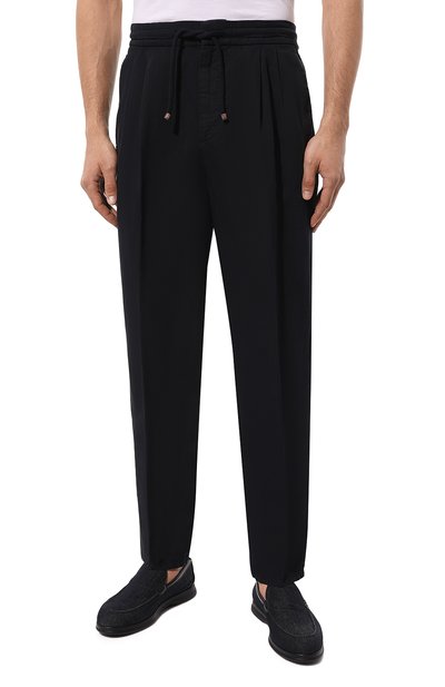 Брюки изо льна и хлопка BRUNELLO CUCINELLI, арт. M291DE1710, фото 3