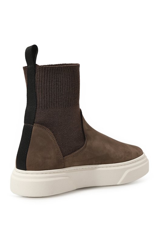 Кожаные слипоны Montelpare Tradition Коричневый, фото 3