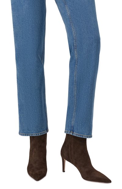 Замшевые ботильоны KITON, арт. D56823K0525F06, фото 3