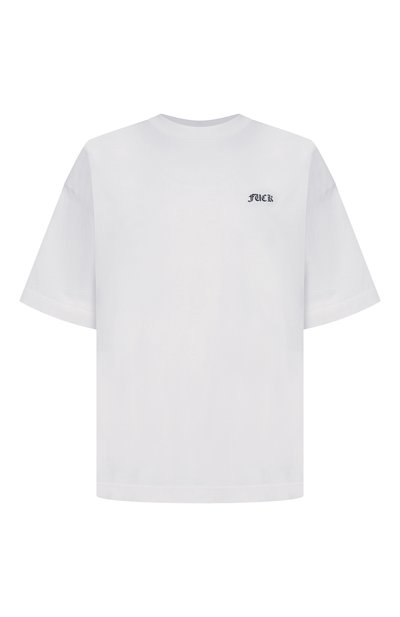 Женская хлопковая футболка VETEMENTS, арт. ME76TR188V/1200 LIGHT JERSEY