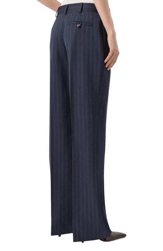 Шерстяные брюки Moschino A0306/5536 Синий  A0306/5536 Фото 4