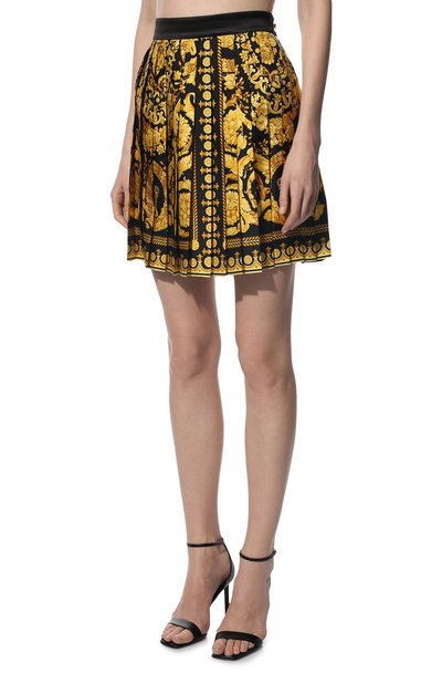Шелковая юбка VERSACE, арт. 1004222/1A03068, фото 3