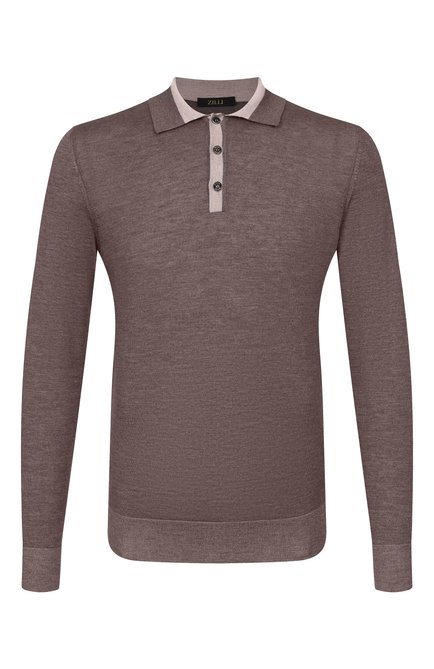 Мужское поло из кашемира и шелка ZILLI, арт. KBP001M0342VMIC03_001
