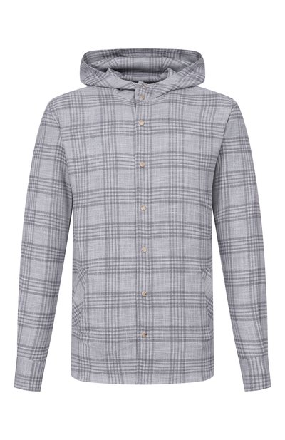 Мужская рубашка из шерсти и шелка KITON, арт. UMCMARK0617E20_