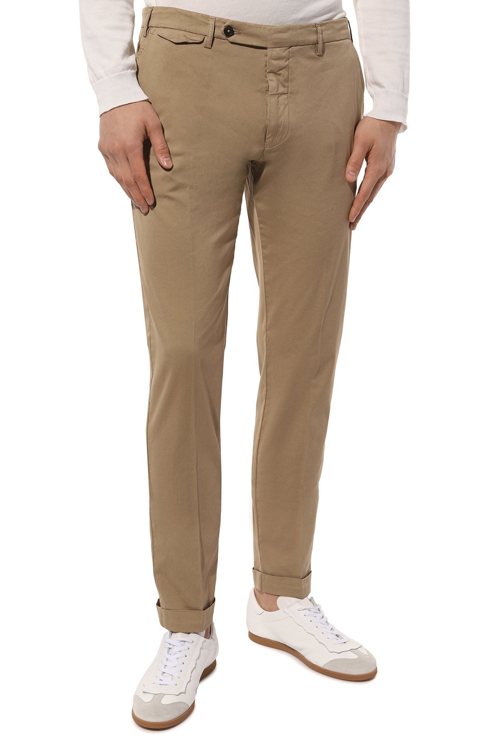 Брюки из хлопка и шелка BERWICH, арт. VULCAN0Z GD/TF0599X, фото 3