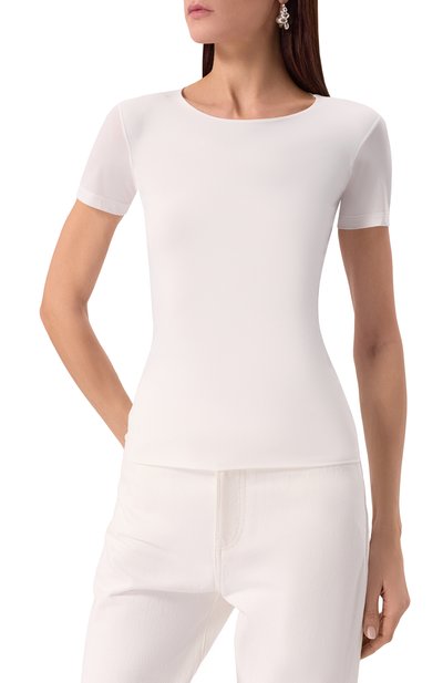 Футболка JIL SANDER белого цвета по цене 29750 руб., арт. J01GC0003/J70026, фото 3 Футболка JIL SANDER, арт. J01GC0003/J70026, фото 3