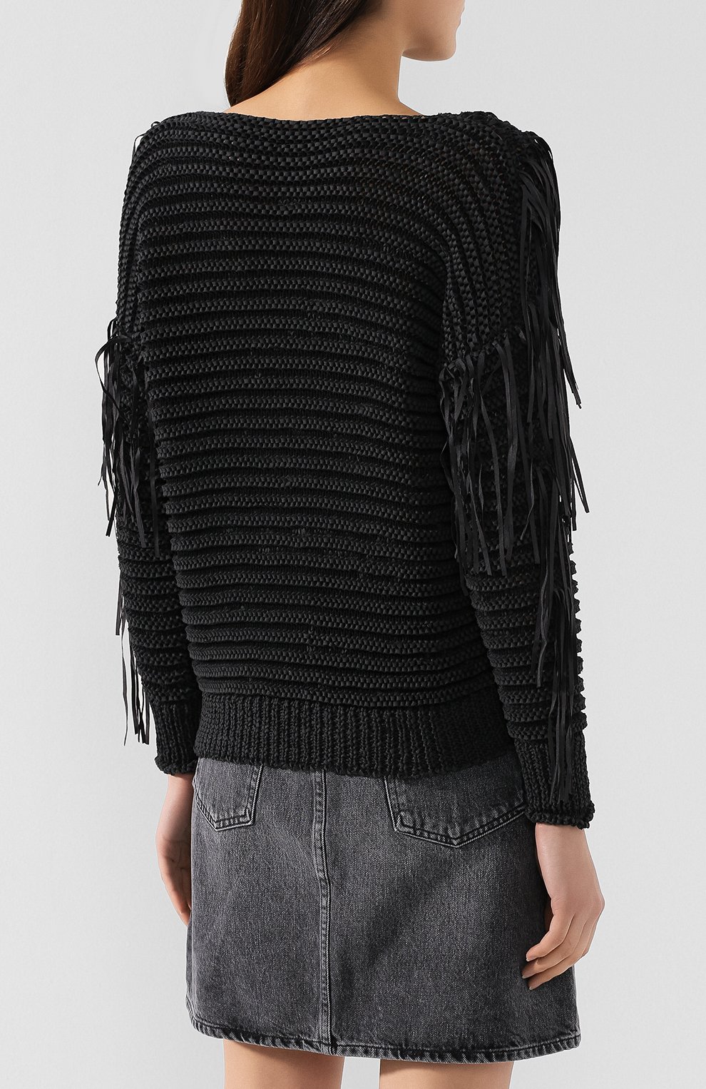 Свитер STELLA MCCARTNEY черного цвета по цене 97250 руб., арт. 593117/S2129, фото 4 Свитер STELLA MCCARTNEY, арт. 593117/S2129, фото 4