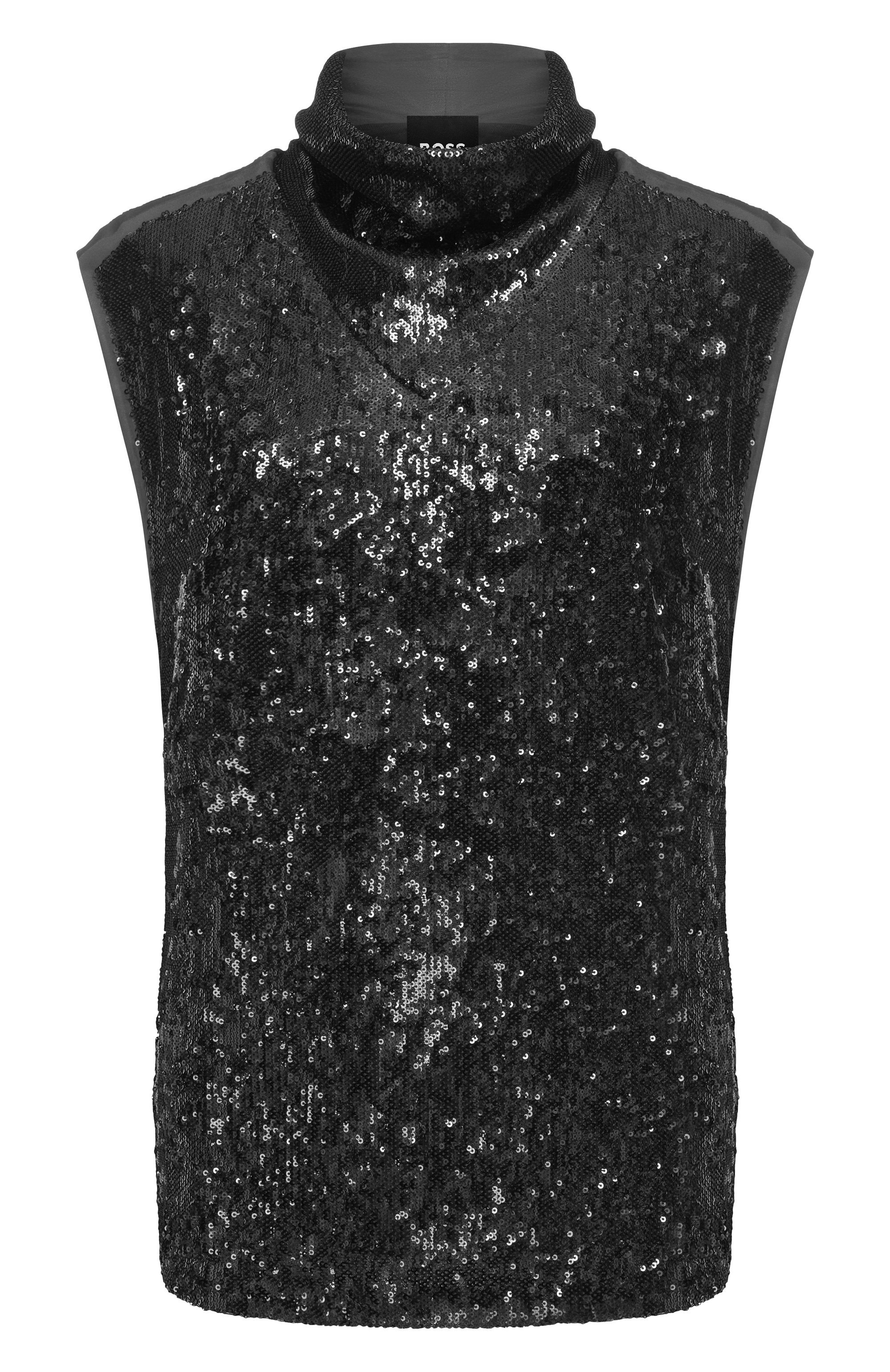 Топ с отделкой пайетками BOSS, арт. 50548011, фото 1