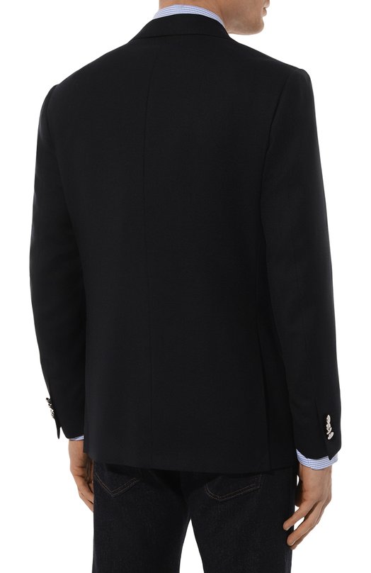 Шерстяной пиджак Corneliani 946008-9418475 Синий  946008-9418475 Фото 6