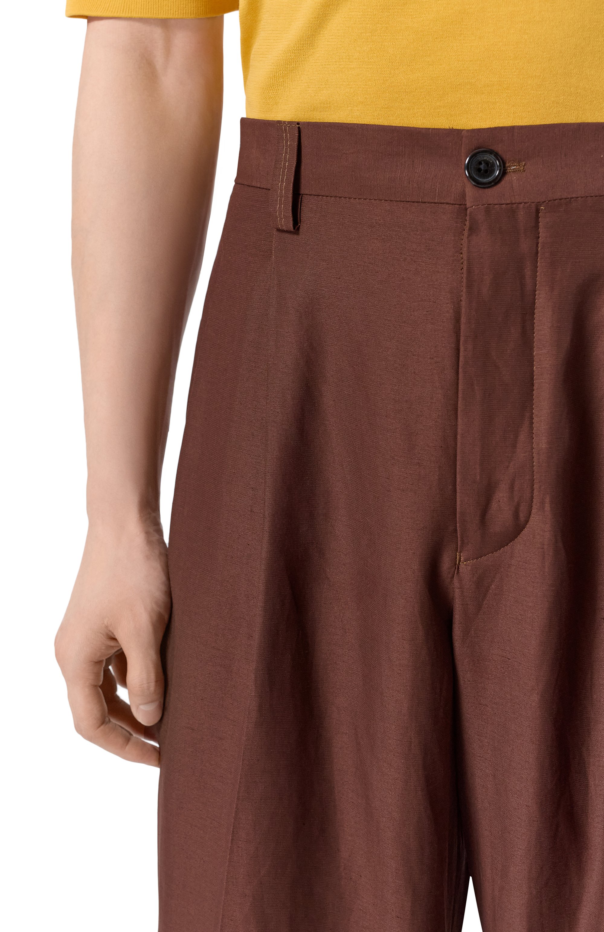 Брюки из вискозы и льна LANEUS, арт. S6LAMAPA085, фото 5