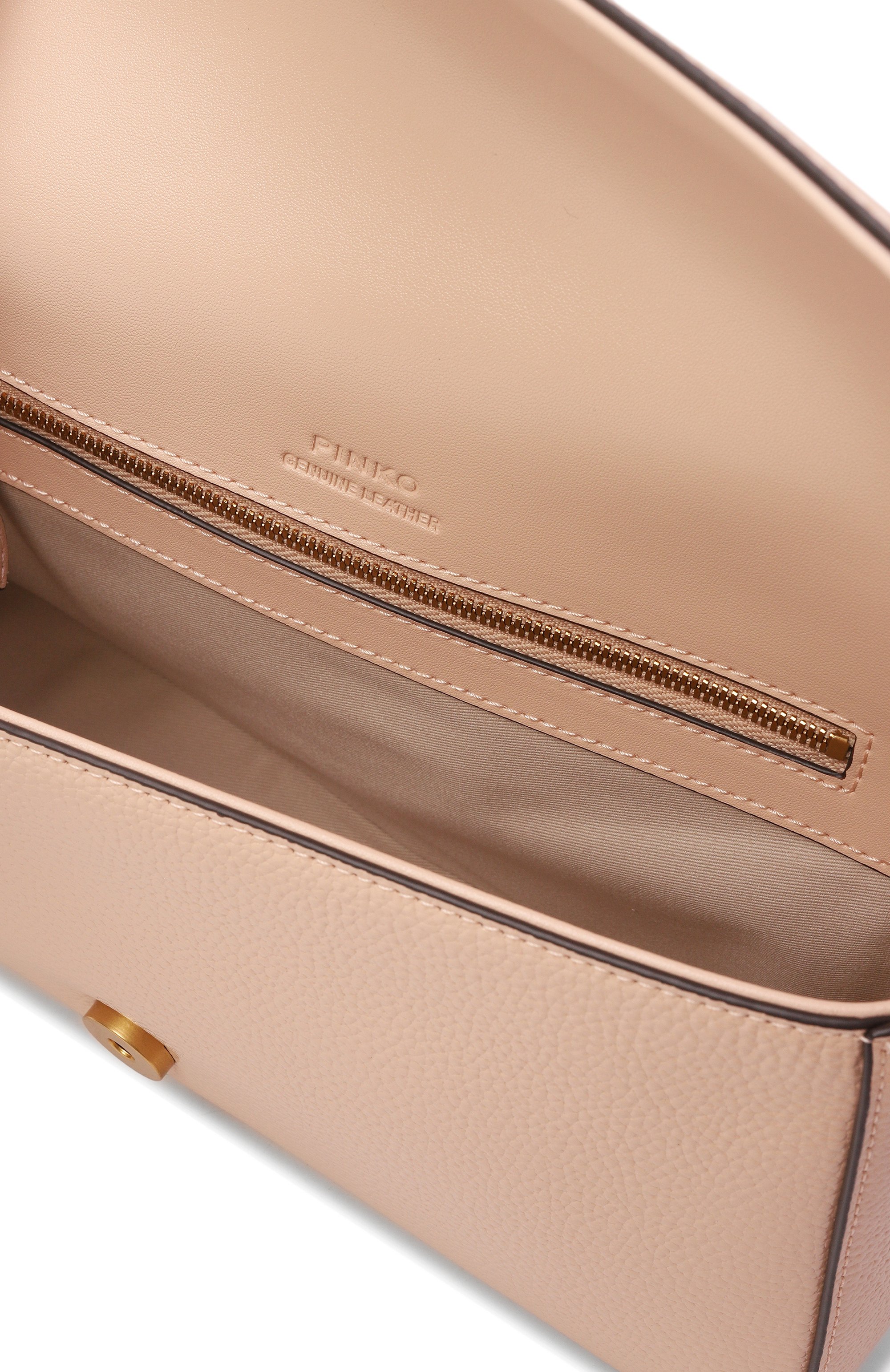 Сумка love one slouchy medium PINKO светло-розового цвета по цене 39950 руб., арт. 106243/A2X6, фото 5 Сумка love one slouchy medium PINKO, арт. 106243/A2X6, фото 5