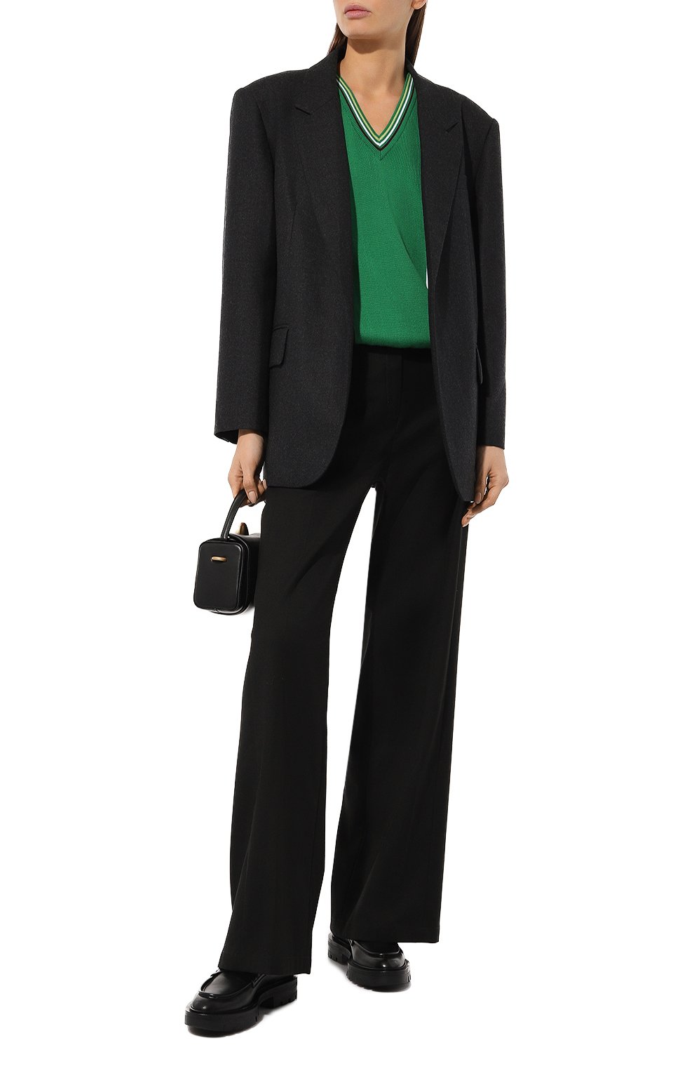 Кожаные пенни-лоферы SANTONI, арт. WUCU59020NERBLESR85, фото 2