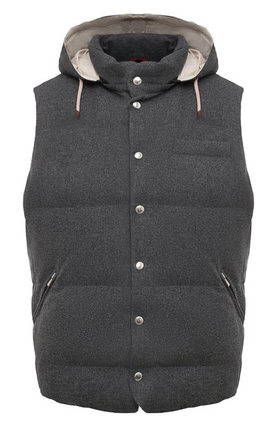 Пуховый жилет BRUNELLO CUCINELLI, арт. MM4851162, фото 1