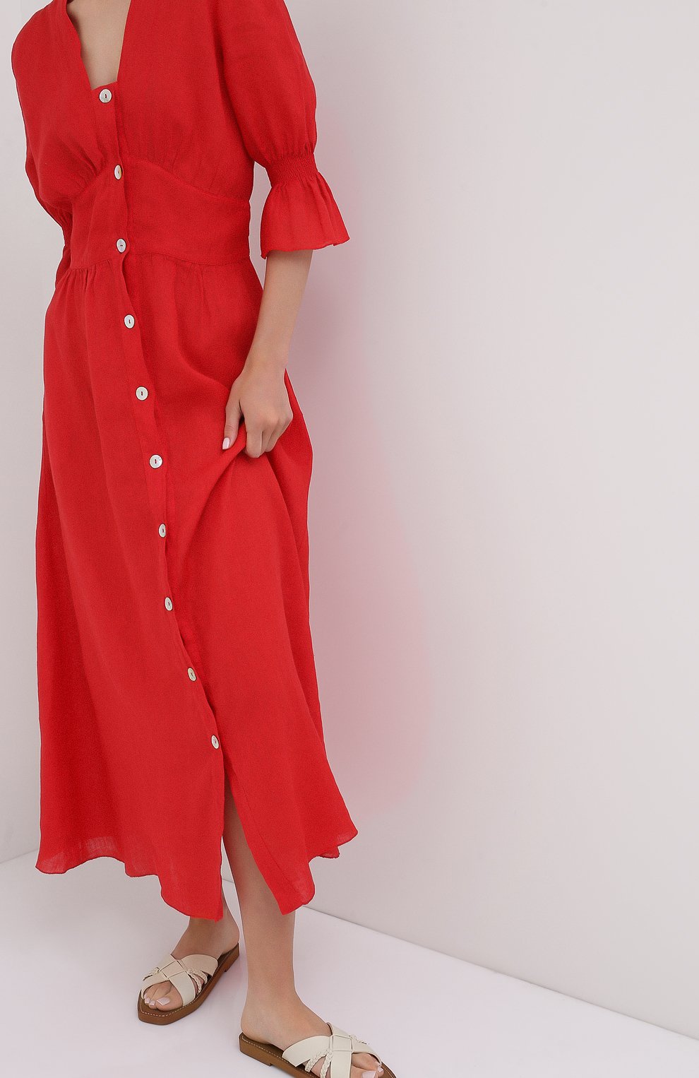 Льняное платье LA FABBRICA DEL LINO, арт. 00313, фото 3