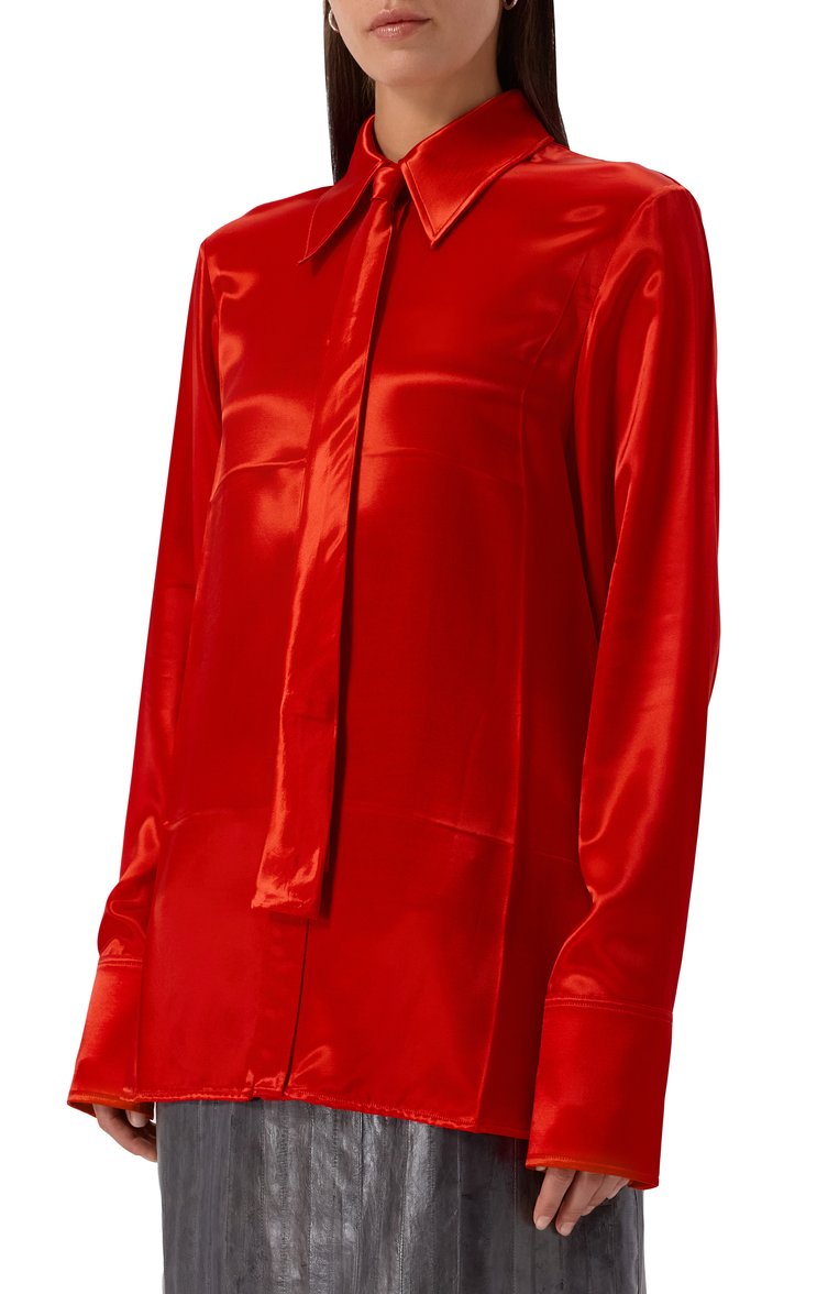 Атласная блузка JIL SANDER, арт. J03DL0183-J66147, фото 1