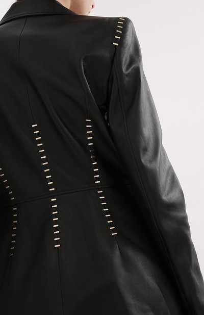 Кожаный жакет ALEXANDER MCQUEEN, арт. 633542/Q5AD9, фото 4
