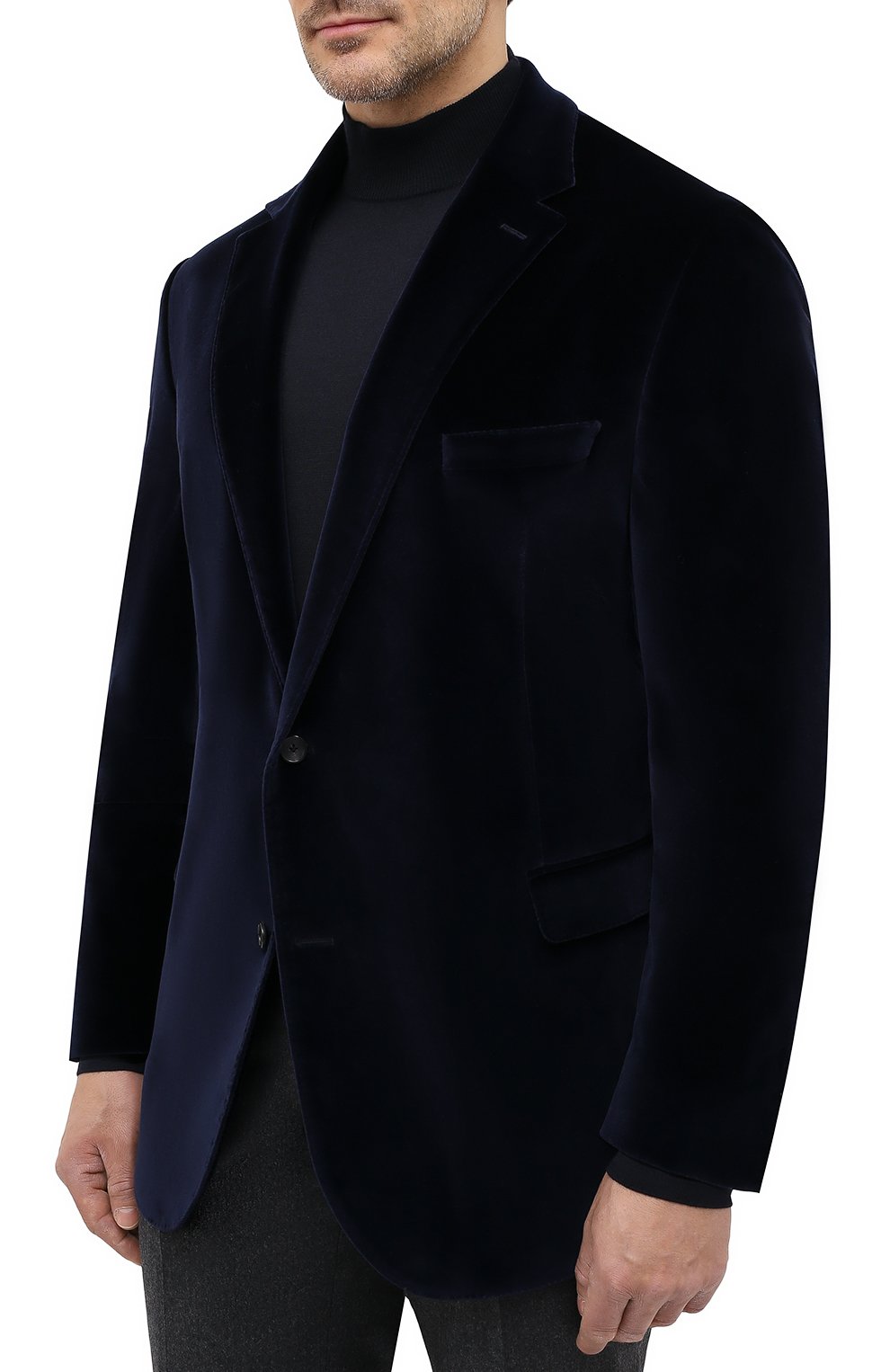 Хлопковый пиджак EDUARD DRESSLER, арт. 6431/26103, фото 3