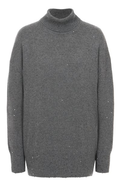 Женский свитер из кашемира и шелка BRUNELLO CUCINELLI, арт. M73539914