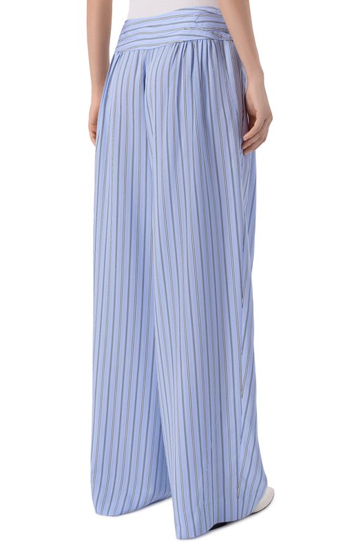 Брюки из вискозы Iro WM23ULYSE Голубой  WM23ULYSE Фото 4