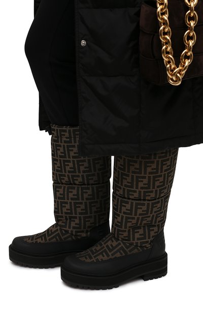 Текстильные сапоги FENDI, арт. 8U8182 AHGK, фото 3
