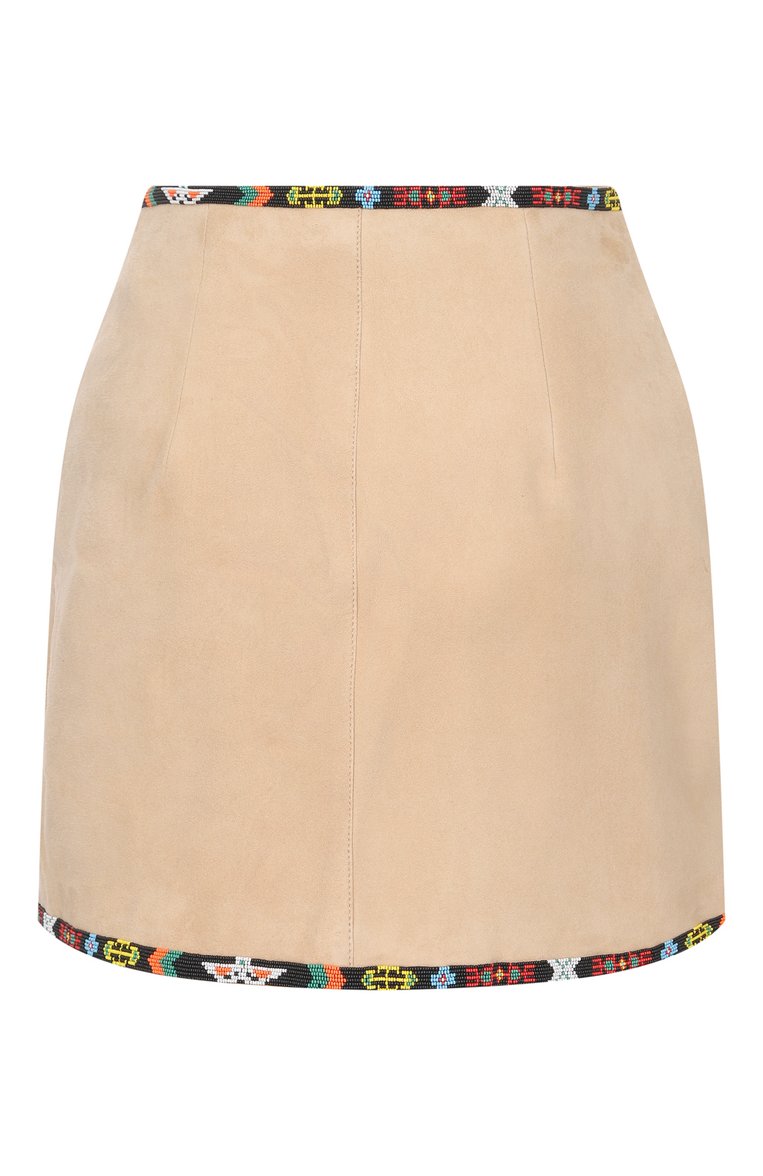 Замшевая юбка MIU MIU, арт. MPD598-496-F0036, фото 2