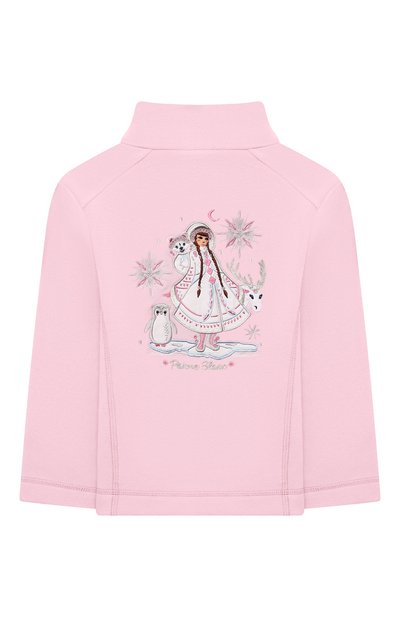 Толстовка POIVRE BLANC розового цвета по цене 4670 руб., арт. 287076, фото 2 Толстовка POIVRE BLANC, арт. 287076, фото 2