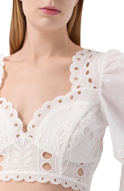 Хлопковый топ CHARO RUIZ IBIZA, арт. 263102, фото 5