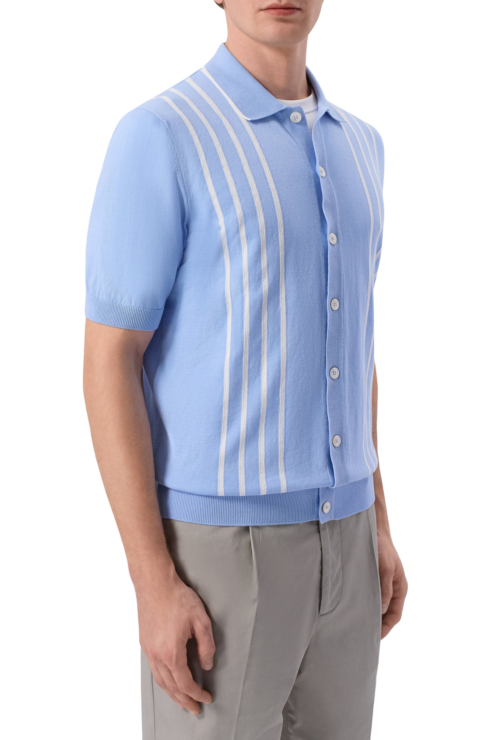 Хлопковая рубашка GRAN SASSO, арт. 59135/18066, фото 3