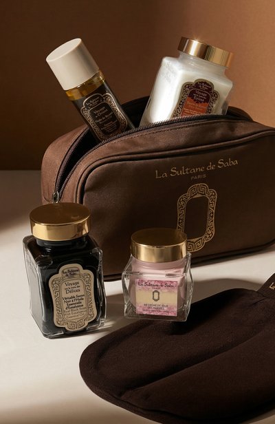 Набор с косметичкой «церемония хаммам» (2x100+2x50ml+1шт.) LA SULTANE DE SABA бесцветного цвета по цене 20200 руб., арт. 3700448608130, фото 2 Набор с косметичкой «церемония хаммам» (2x100+2x50ml+1шт.) LA SULTANE DE SABA, арт. 3700448608130, фото 2