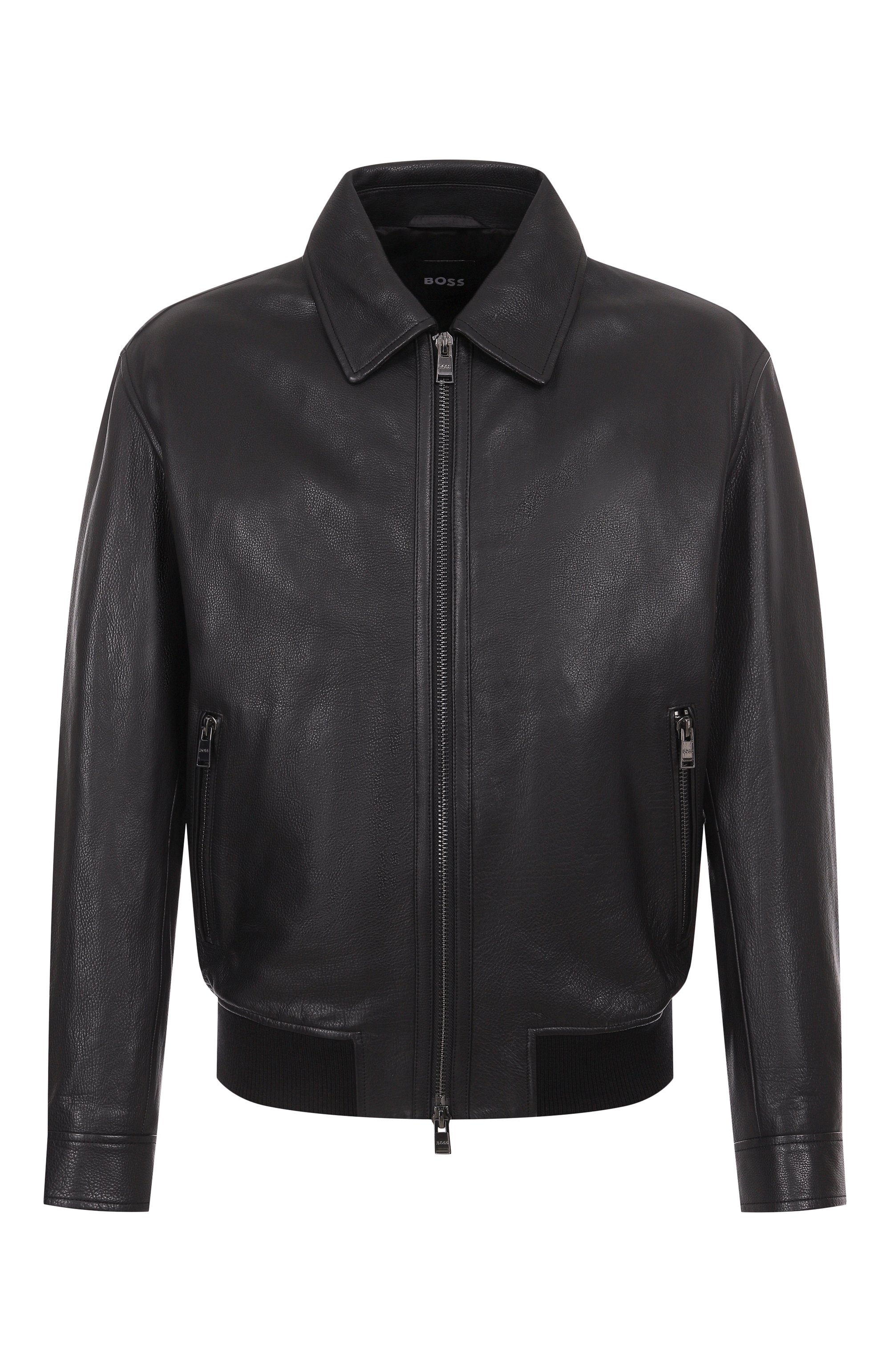 Кожаный бомбер BOSS, арт. 50532807, фото 1