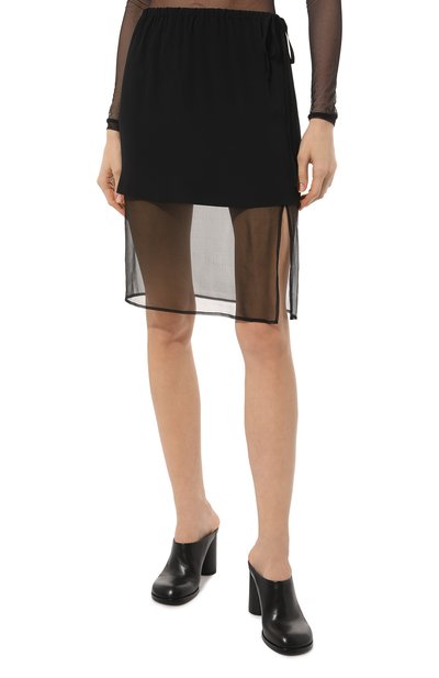 Юбка DRIES VAN NOTEN черного цвета по цене 72950 руб., арт. 231-010820-6155, фото 3 Юбка DRIES VAN NOTEN, арт. 231-010820-6155, фото 3