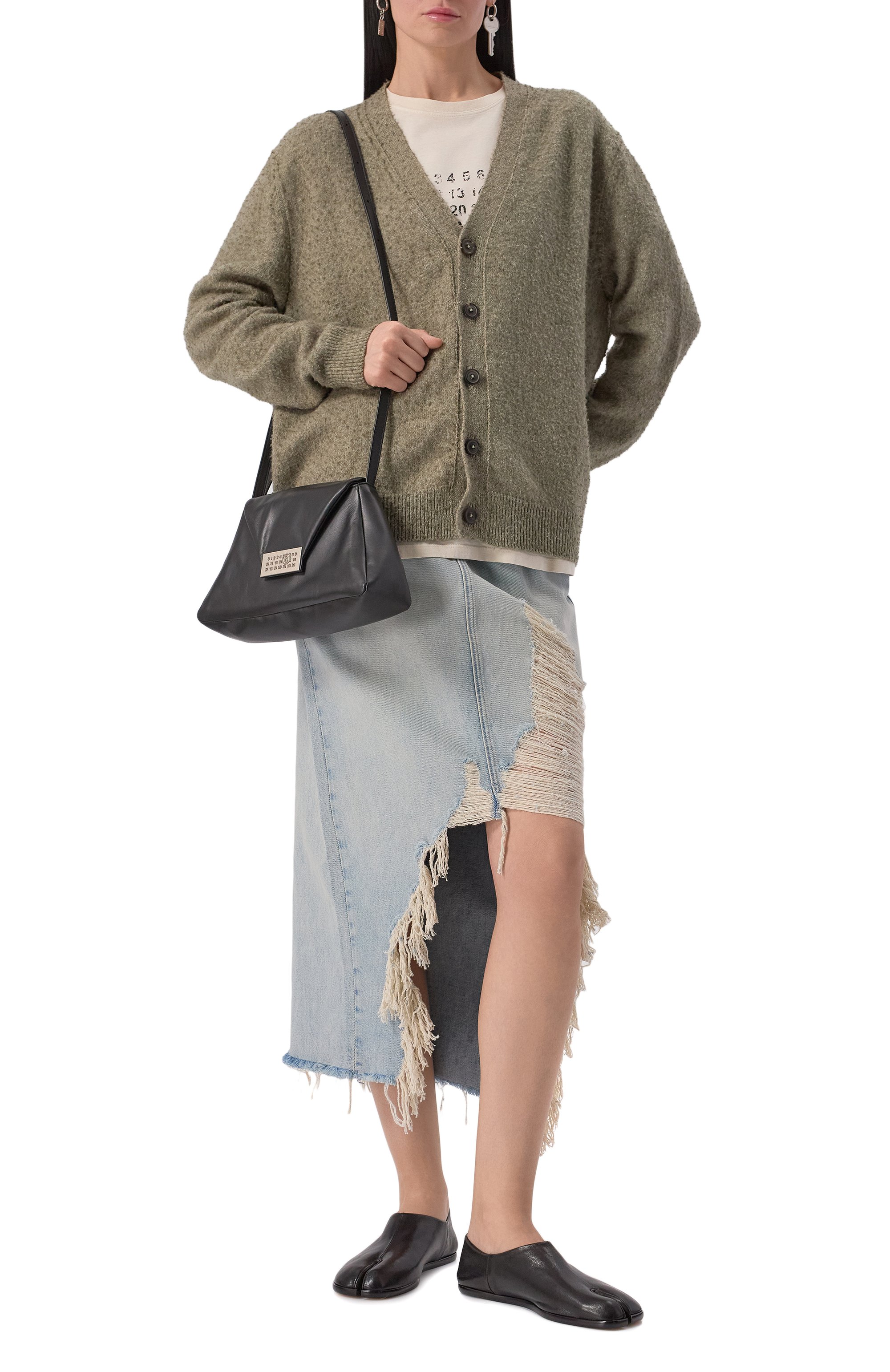 Кожаные лоферы tabi MAISON MARGIELA черного цвета по цене 98400 руб., арт. S58WR0033/P3753, фото 2 Кожаные лоферы tabi MAISON MARGIELA, арт. S58WR0033/P3753, фото 2