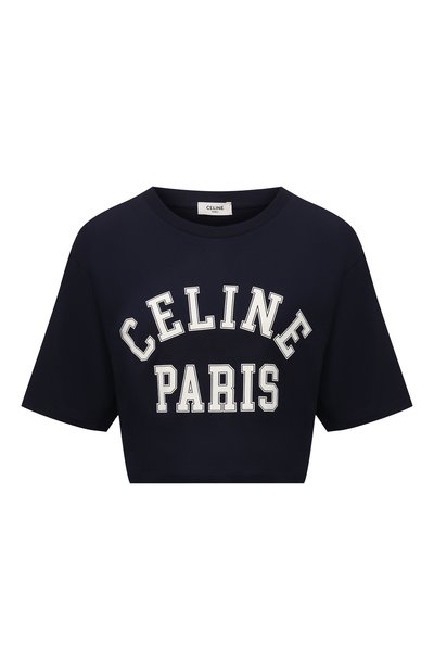Женская хлопковая футболка CELINE, арт. 2X869501F