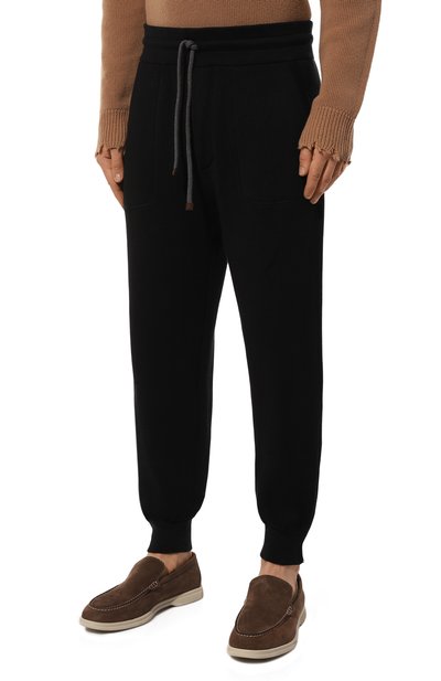 Хлопковые джоггеры BRUNELLO CUCINELLI, арт. M2920B2310, фото 3