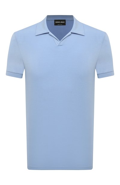 Мужская поло из вискозы GIORGIO ARMANI, арт. 3GSF51/SJP4Z