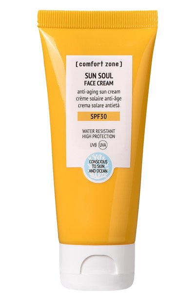Женское солнцезащитный крем для лица spf30 sun soul (60ml) COMFORT ZONE, арт. 12163