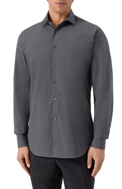 Хлопковая сорочка CORNELIANI, арт. 26P010-2611318, фото 3