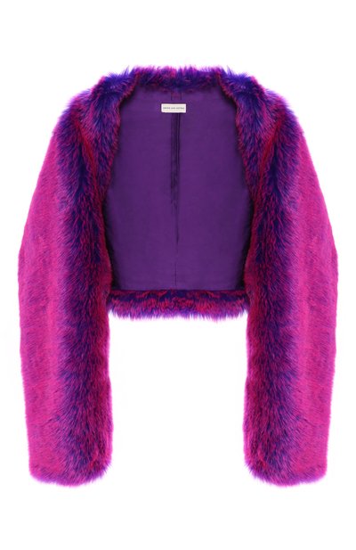 Женская накидка из экомеха DRIES VAN NOTEN, арт. 192-10611-8130