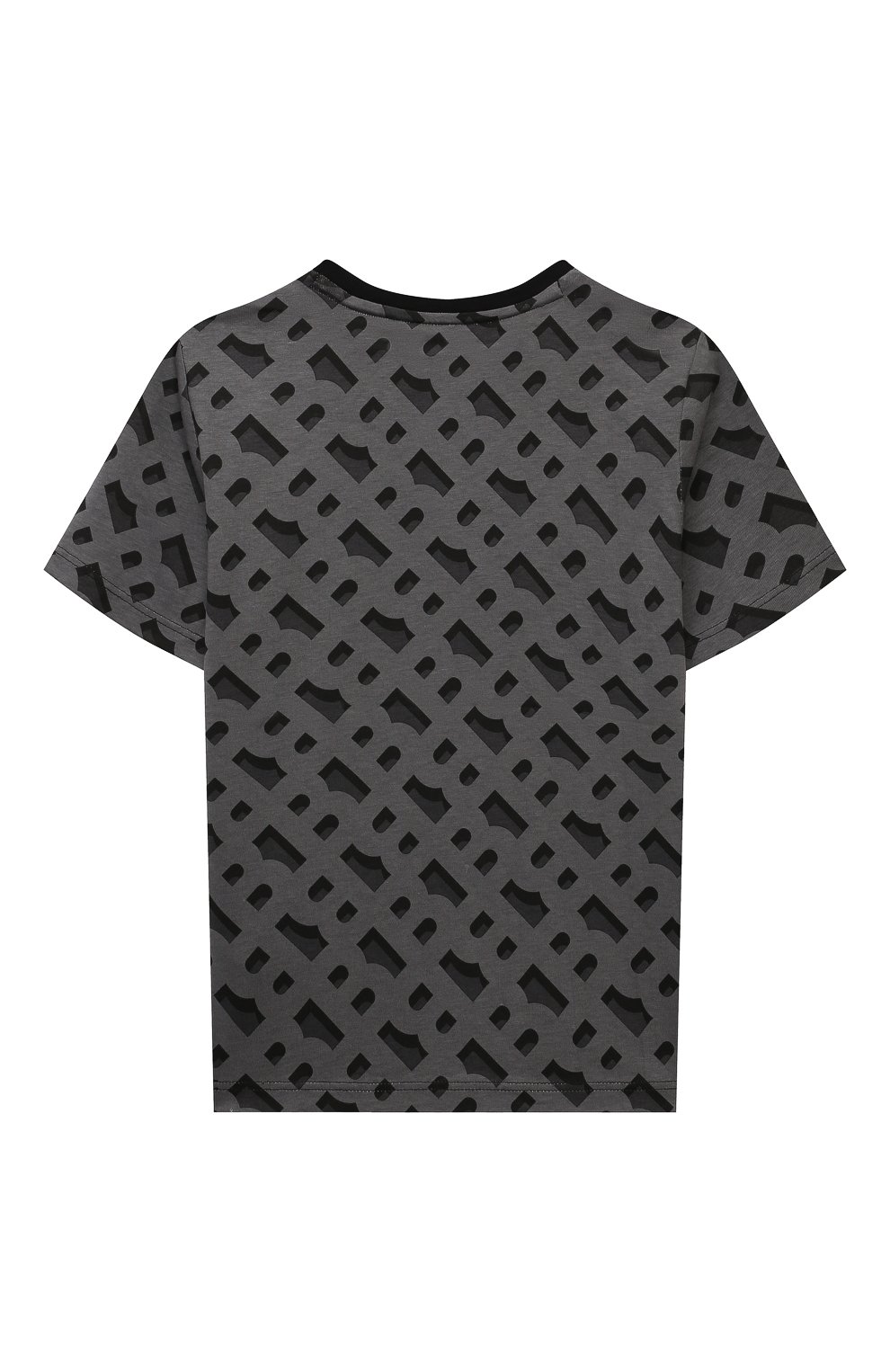 Хлопковая футболка BOSS серого цвета по цене 9960 руб., арт. J50731, фото 2 Хлопковая футболка BOSS, арт. J50731, фото 2