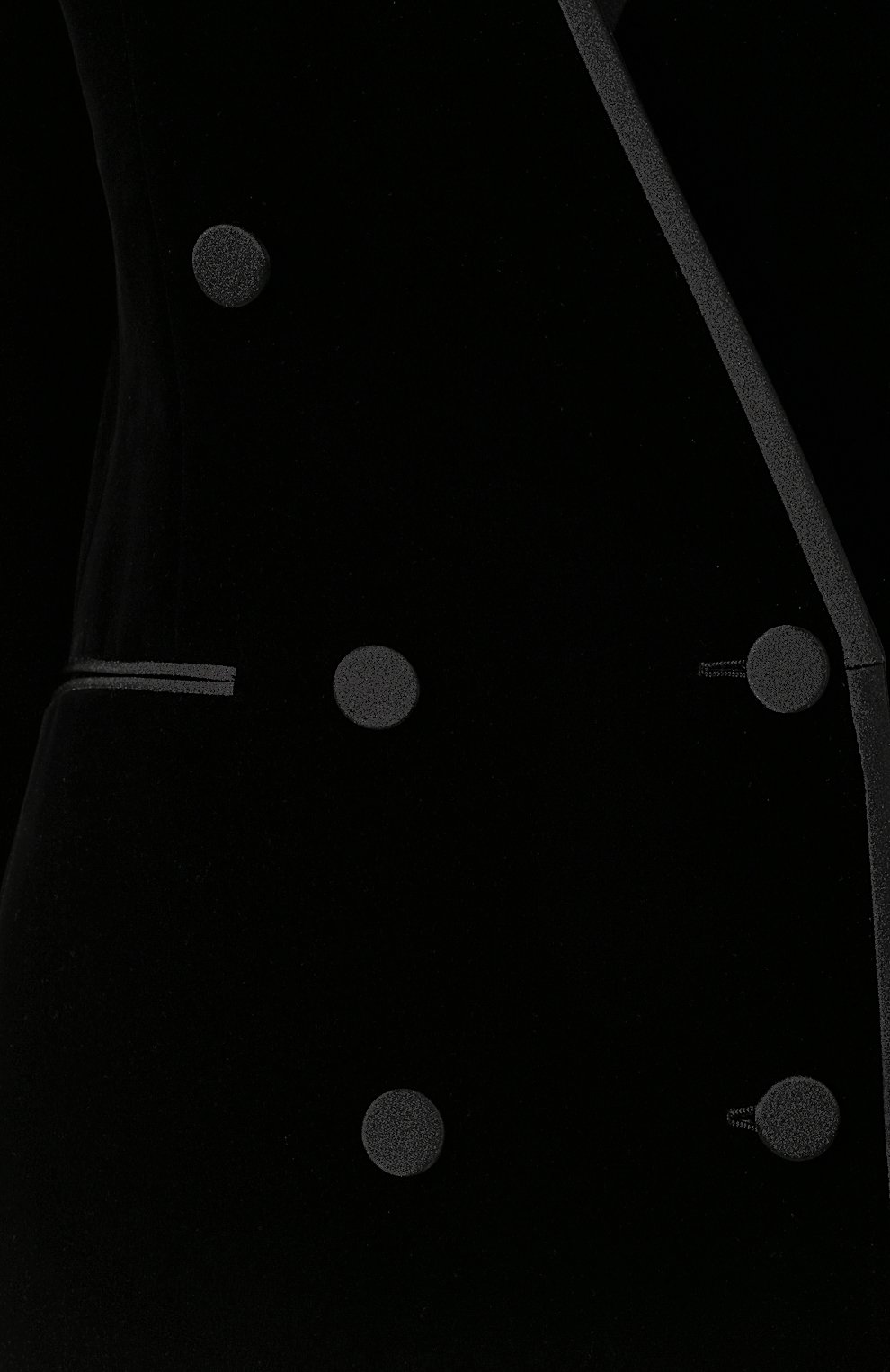 Жакет SAINT LAURENT черного цвета по цене 331500 руб., арт. 615864/Y525R, фото 5 Жакет SAINT LAURENT, арт. 615864/Y525R, фото 5