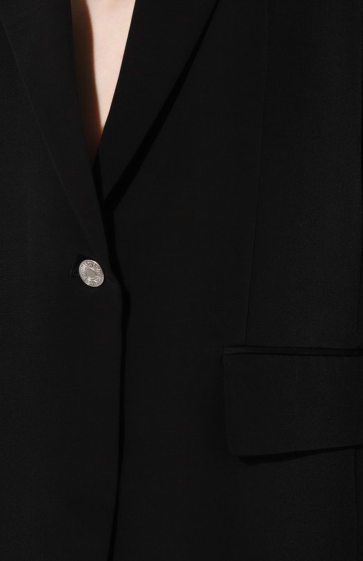 Жакет из вискозы M05CH1NO Jeans Чёрный, фото 5