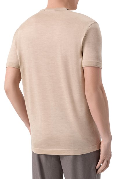 Шелковая футболка DOLCE & GABBANA, арт. G8ST1T/G7P0F, фото 4