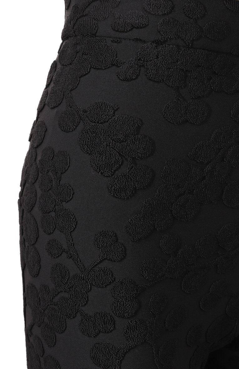 Женские легинсы из вискозы BALMAIN черного цвета, арт. DF00C040/JJ39 | Фото 6 (Длина (брюки, джинсы): Удлиненные; Материал внешний: Вискоза, Синтетический материал; Женское Кросс-КТ: Леггинсы-одежда; Стили: Гламурный)