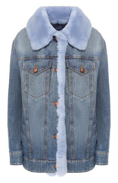 Джинсовая куртка с меховой подкладкой JACOB COHEN, арт. J9143 F 01695-W2, фото 1