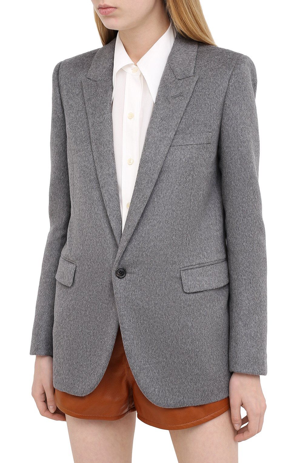 Жакет из кашемира и шерсти SAINT LAURENT, арт. 517740/Y3A18, фото 3