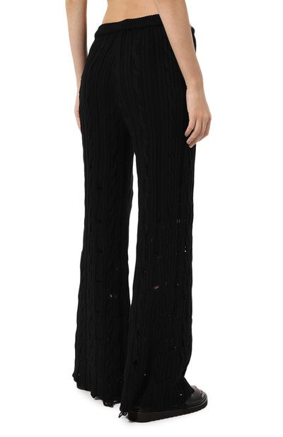 Шерстяные брюки AND THE BRAND черного цвета по цене 55050 руб., арт. W24-P030-0702-900, фото 4 Шерстяные брюки AND THE BRAND, арт. W24-P030-0702-900, фото 4